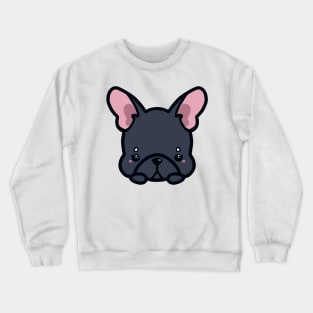 Black French bulldog breed kawaii cute adorable Crewneck Sweatshirt